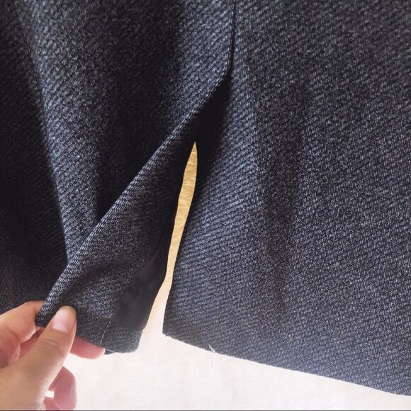 Ann Taylor Gray Petite One-Button Tailored Blazer - Picture 12 of 12